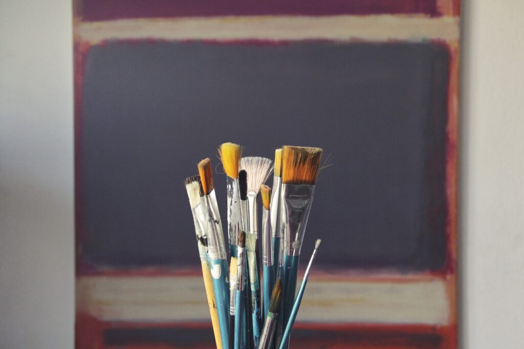 brushes art paint tool decor 1683134
