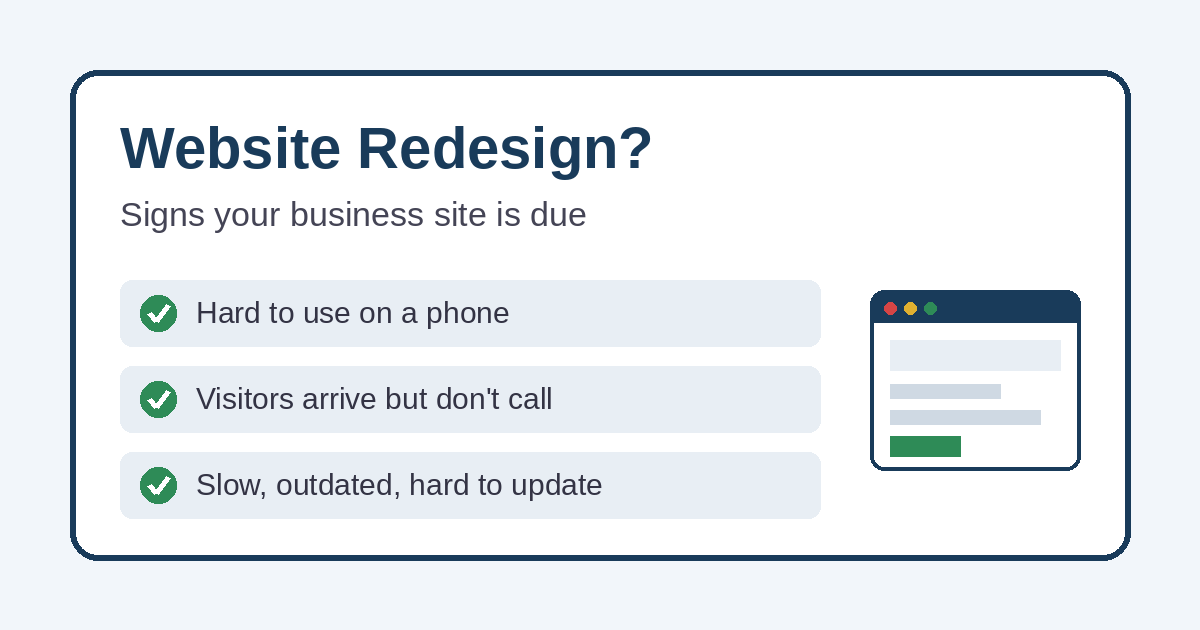 Does My Business Website Need a Redesign? 8 Signs to Look For